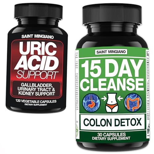 Frasco de Saint Mingiano limpieza de colon 15 días detox y apoyo gota