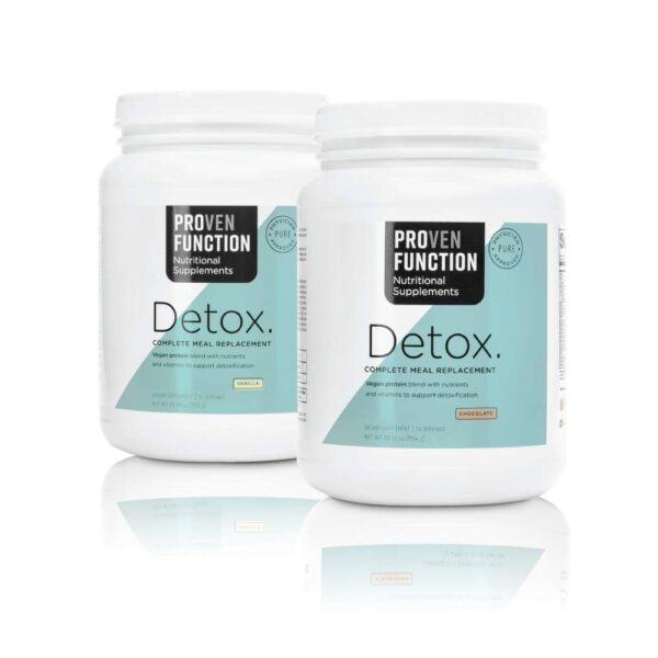 Etiqueta Nutricional batido ProvenFunction Detox chocolate