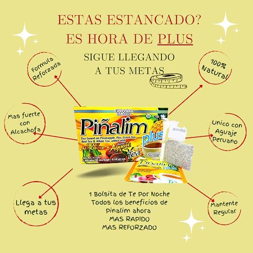 Uso nocturno Té Pinalim Plus para limpieza
