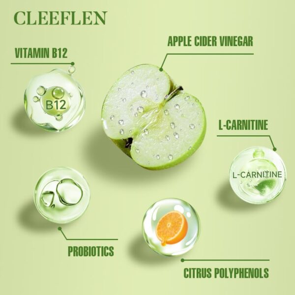 Gomitas CLEEFLEN para detox y salud digestiva diarias