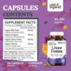 Frasco Wild & Organic con cápsulas para detox hepático