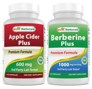 Frasco Best Naturals Vinagre Sidra Manzana y Berberina