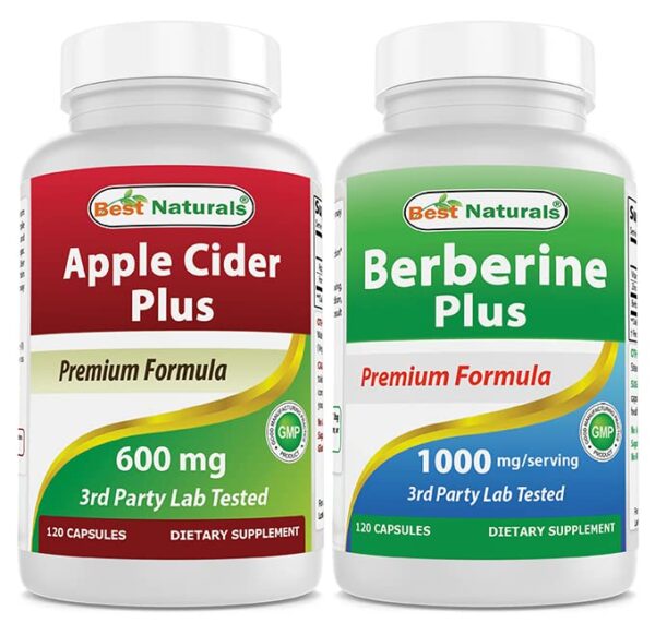 Frasco Best Naturals Vinagre Sidra Manzana y Berberina