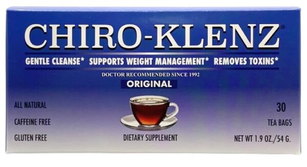 Té natural Chiro-Klenz para salud digestiva y energía diaria