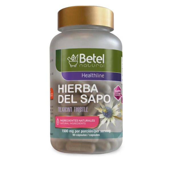 Betel Natural cápsulas premium de hierba del sapo 90 unidades
