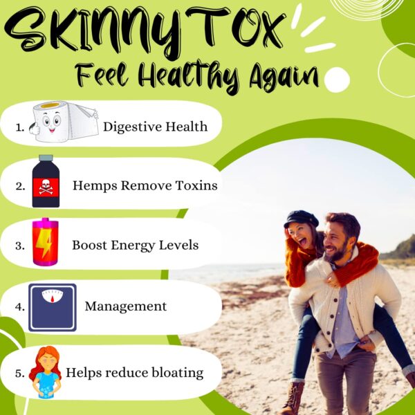 Tabletas Advanced Bionetix Skinnytox detox limpieza natural