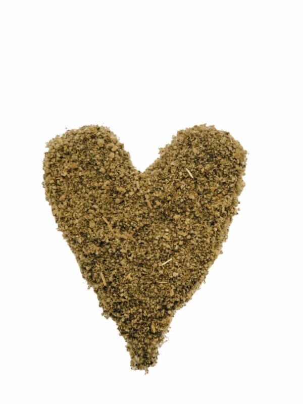 Detalle de hojas de gordolobo para infusión