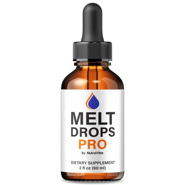 NutraVibe Melt Drops Pro bottle label