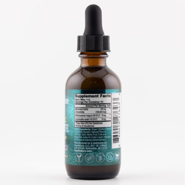 Frasco Bucklebury Zeolite con probióticos para niños 2 onzas