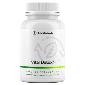 Bright Naturals Vital Detox envase 60 cápsulas salud hígado