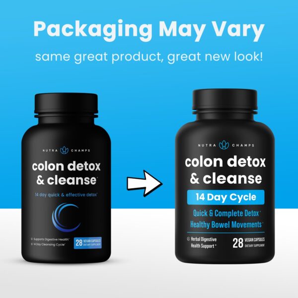 NutraChamps colon detox limpieza intestinal paquete NutraChamps colon detox limpieza intestinal paquete