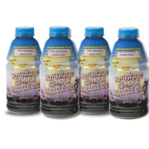 Paquete limpieza detox Hollywood Diet de 4 jugos fruta milagrosa