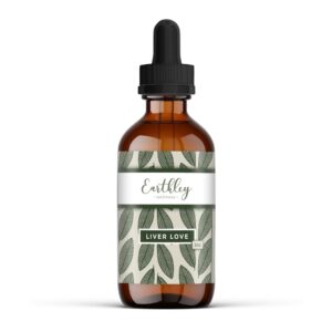 Earthley Wellness Liver Love mezcla herbal apoyo hígado botella