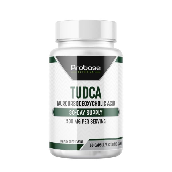 Probase Nutrition TUDCA suplemento para salud hepática 60 cápsulas veganas
