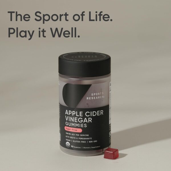 Gomitas de vinagre de sidra de manzana orgánico y vegano