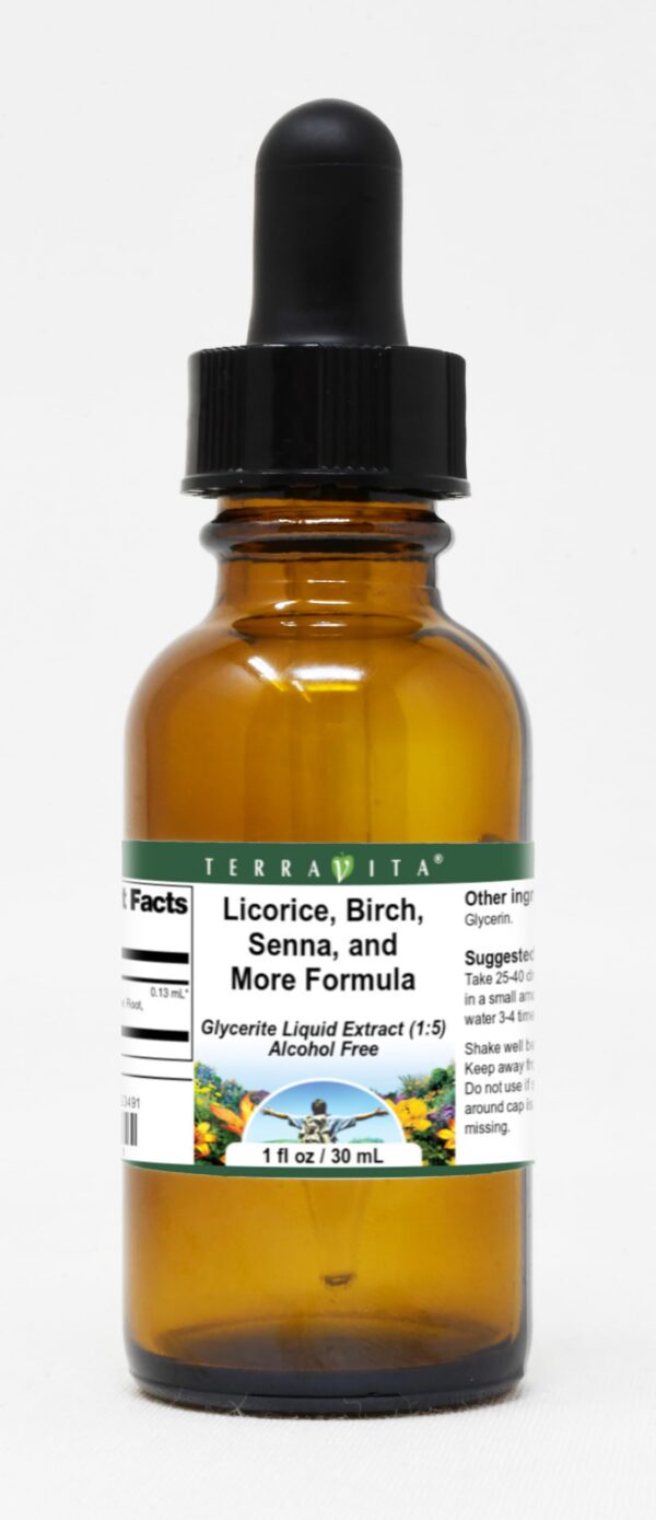 botella TerraVita extracto líquido limpieza intestinal sin sabor