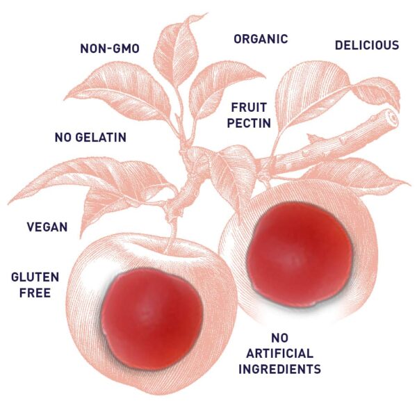 Gomitas ACV Garden of Life y vitamina B12 natural