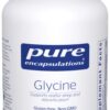 Suplemento glicina Pure Encapsulations 180 cápsulas veganas