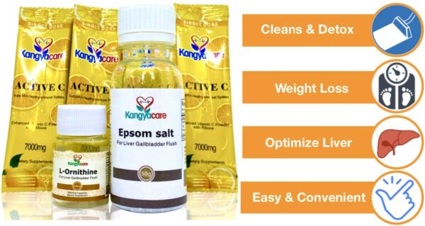 Botellas Kangyacare detox hígado vesícula biliar Botellas Kangyacare detox hígado vesícula biliar