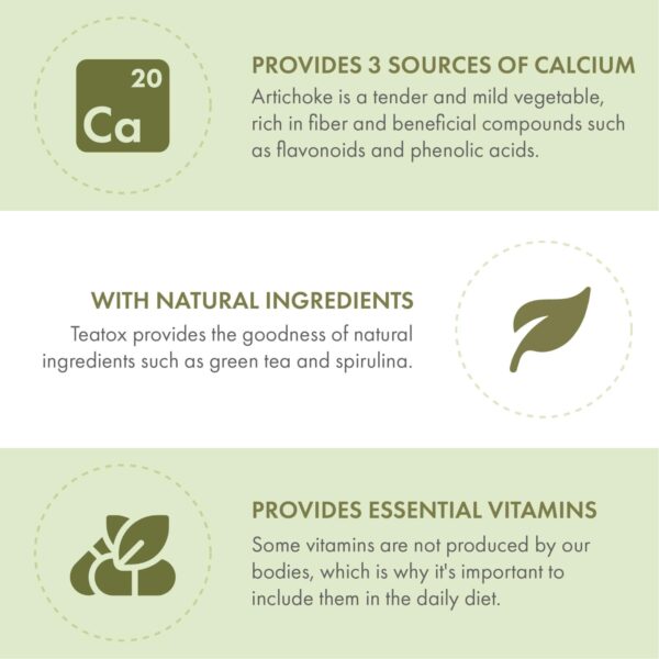 Mezcla de superalimentos en polvo Vitasei Teatox detox