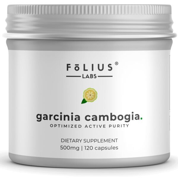 Frente de FOLIUS LABS Garcinia Cambogia 120 cápsulas
