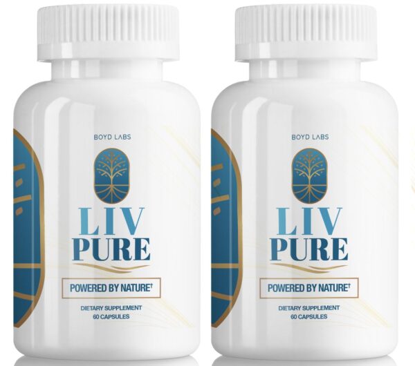 suplemento liv pure apoyo hepático 60 cápsulas natural