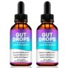 NutraRize Gut Drops fórmula líquida natural 2 paquetes