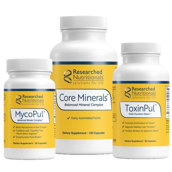 Conjunto de enlazadores y minerales de Researched Nutritionals
