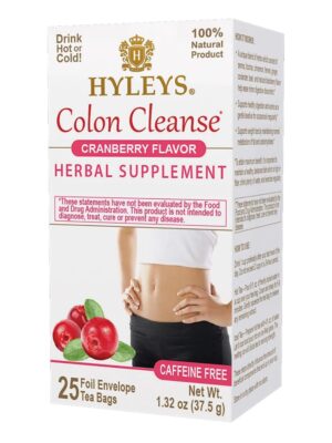Té Colon Cleanse sabor arándano paquete de 6