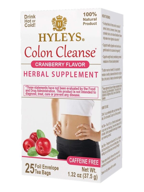 Té Colon Cleanse sabor arándano paquete de 6