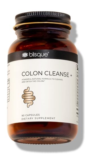 Suplemento Blisque limpieza de colon detox 90 cápsulas veganas