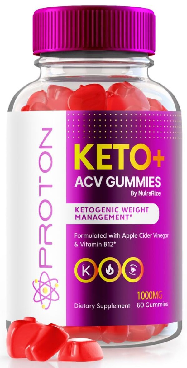 Gomitas NutraRize Proton Keto ACV para pérdida de peso