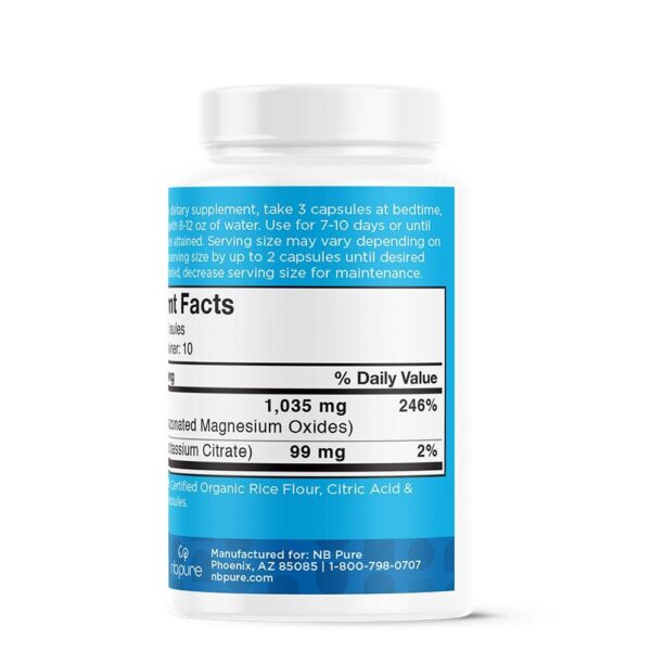 Instrucciones de uso de MagO7 cápsulas para limpieza colon