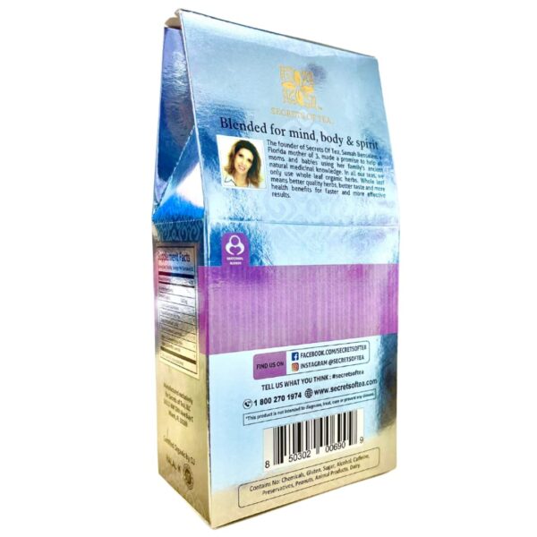 Caja de té para dentición sin cafeína Secrets Of Tea