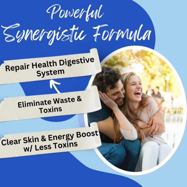 Contenido de cápsulas detox Slimtox para limpieza natural del cuerpo