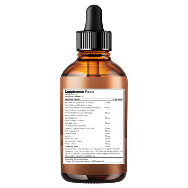 Etiqueta y gotero de VivoNu 25-en-1