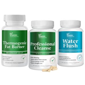 Paquete termogénico quemador de grasa y limpieza detox DR VITAMIN SOLUTIONS