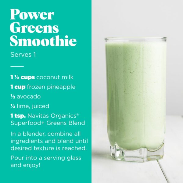 Navitas verde mezcla para desintoxicación sin gluten