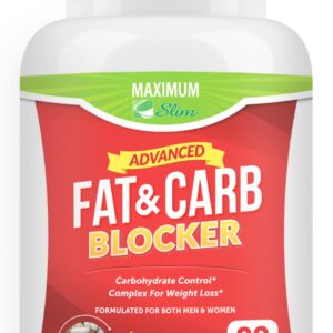 Maximum Slim suplemento bloqueador grasa y carbohidratos frijol blanco