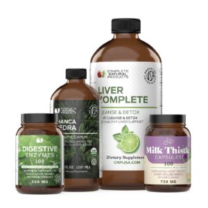Paquete Liver Complete detox líquido apoyo natural hígado