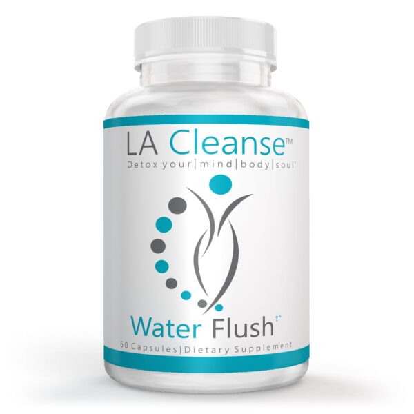 Frasco LA Cleanse Water Flush 60 cápsulas