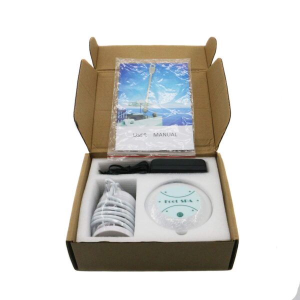 Máquina detox pies Saweyona con manual y fuente de poder