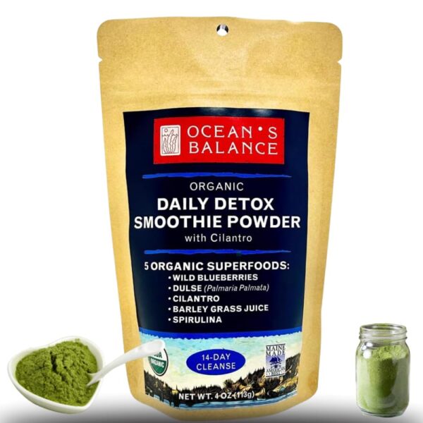 Polvo detox para batido con algas y superalimentos Ocean's Balance
