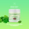 Polvo Super Greens Oh My Glow envase frontal sabor berries