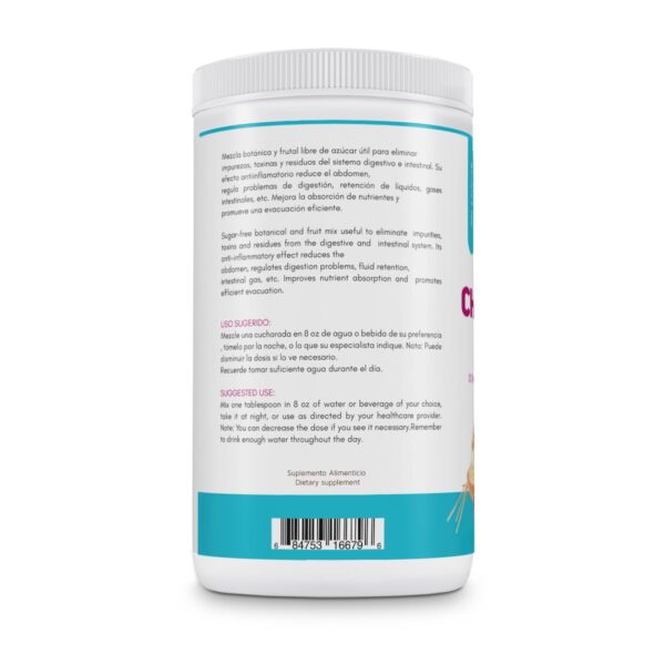 Envase de Bella Natural por Lili Torres chupa grasas detox