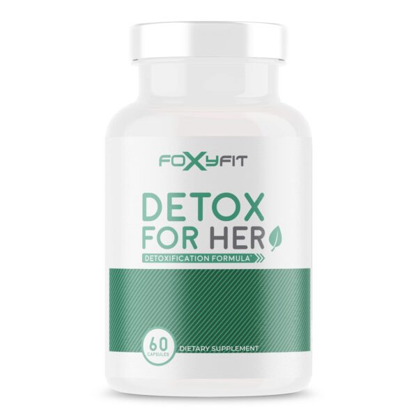 FoxyFit Detox para Ella suplemento detox para mujeres 60 cápsulas
