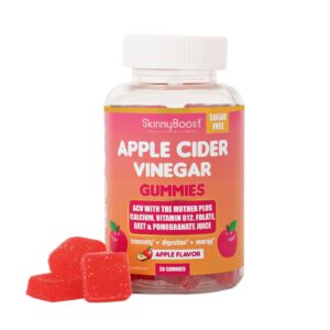 SkinnyBoost gomitas vinagre de manzana sin azúcar 30 unidades