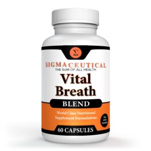 Sigmaceutical suplemento detox pulmonar para fumadores 60 cápsulas