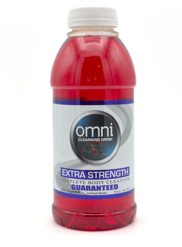 Bebida detox ponche frutas Wellgenix Omni limpieza sistema 16 onzas