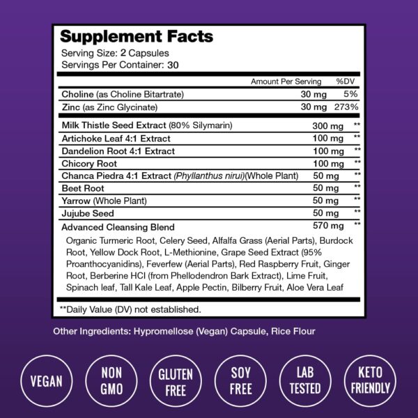 Cápsulas para limpieza hepática NutraChamps Cápsulas para limpieza hepática NutraChamps